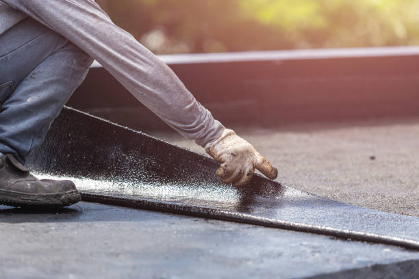 Professional Waterproofing technician working in Bellona, NY